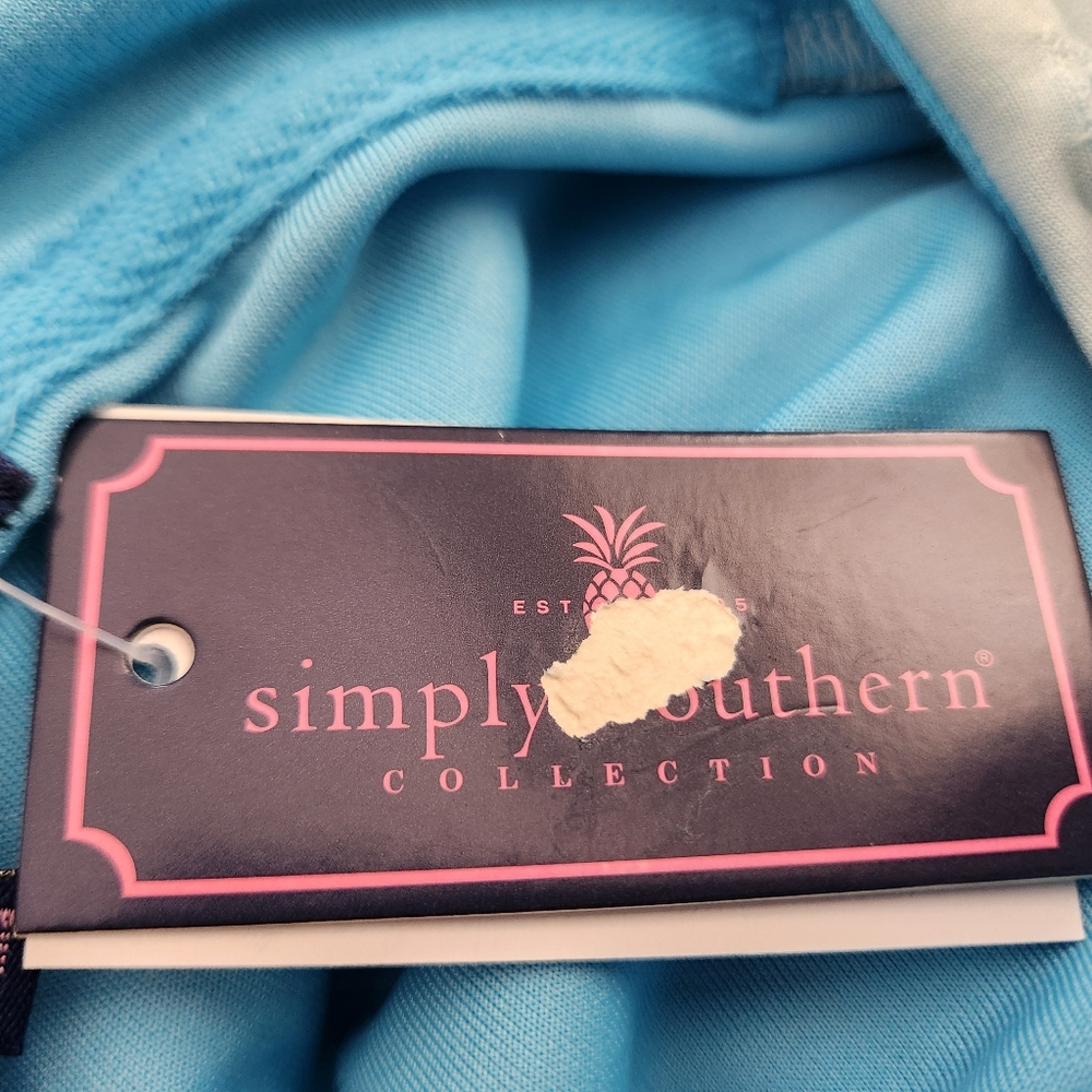 Simply Southern Color Block Through Faith Cropped Hoodie for Women XXL - Picture 11 of 12